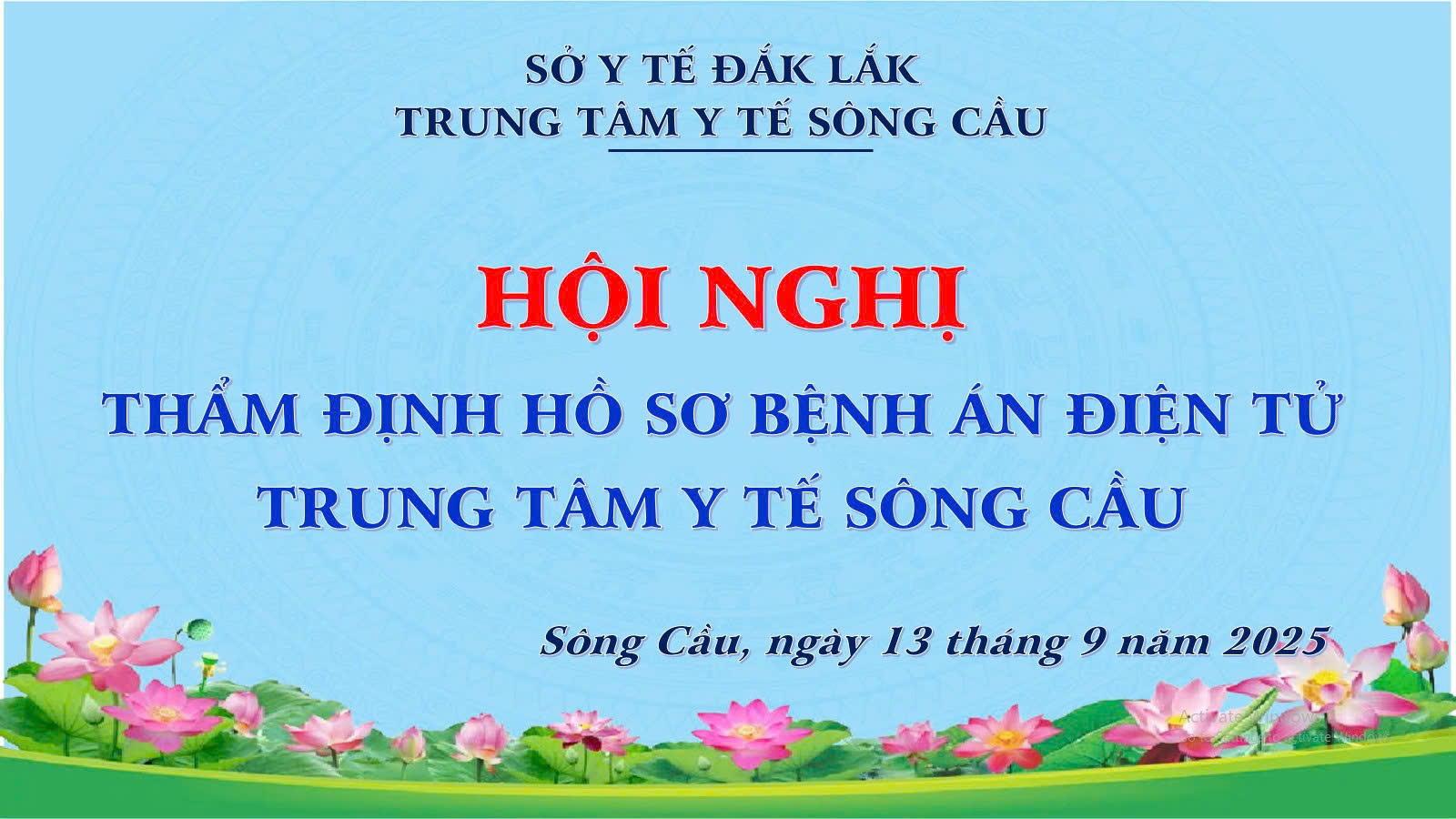 Thẩm định bệnh án điện tử tại Trung tâm Y tế Sông Cầu